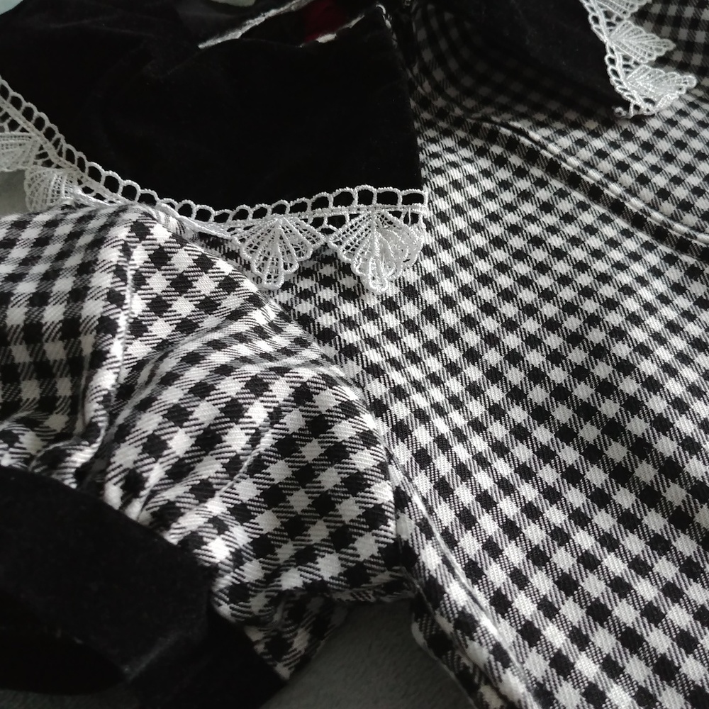 | Checkered Formal Dress | 008 | - Picture 7 of 8